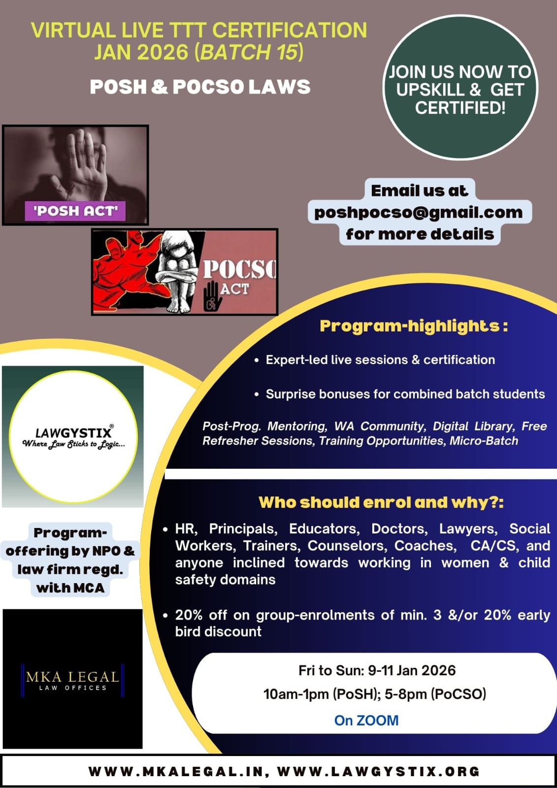 Virtual Live TTT Certification Jan 2026 Batch